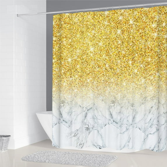 Shiny Dream Printed Shower Curtain Mildew waterproof Curtain With Hook Bathroom Decorative Curtain 3D Shower curtains 240*180cm