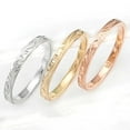 thumbnail image 1 of Shiny Engraved Women Rings 3 Colors Available High Quality Bridal Rings Fashion Jewelry, 1 of 2