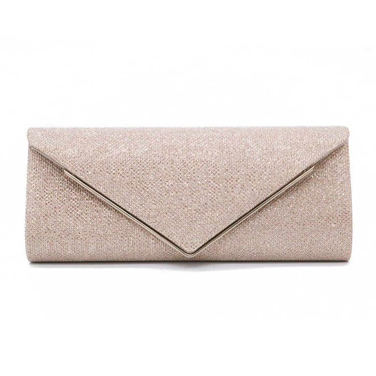 Shiny Evening Bags with Removable Chain Women s Clutch Walmart