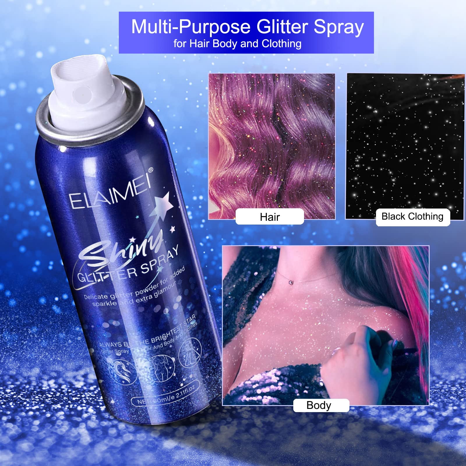 GLITTER SPRAY FOR HAIR, BODY AND CLOTHES!  #shorts #shortsvideo #shopee  #fyp #viral 