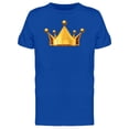 thumbnail image 1 of Shiny Golden Crown T-Shirt Men -Image by Shutterstock, Male 3X-Large, 1 of 2
