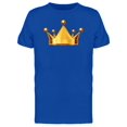 thumbnail image 1 of Shiny Golden Crown T-Shirt Men -Image by Shutterstock, Male 4X-Large, 1 of 2