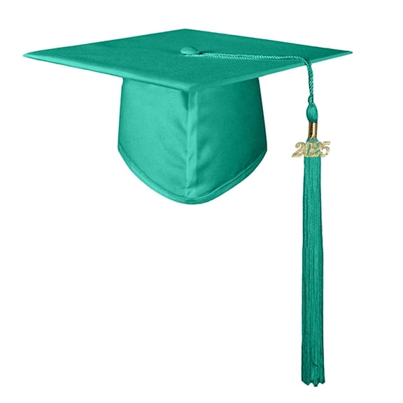 Shiny Graduation Cap For Kindergarten Preschool High School And College Academic Celebration With Golden Tassel