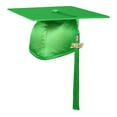 thumbnail image 1 of Shiny Green Graduation Cap  Tassel, 1 of 7