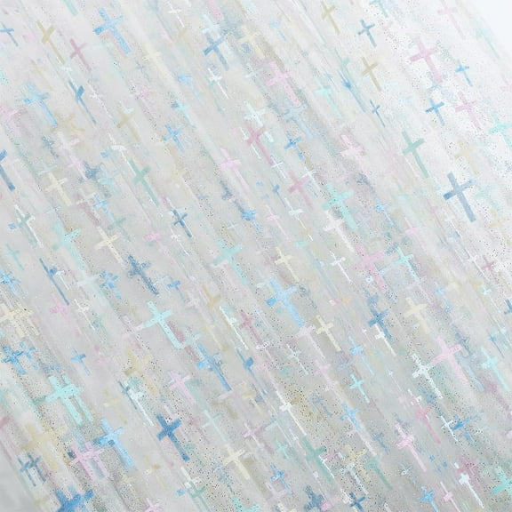 Shiny Holographic Printed Transparent Vinyl Roll Clear Colorful Waterproof TPU White Fabric Jelly Leather 47.2x11.8in PVC DIY