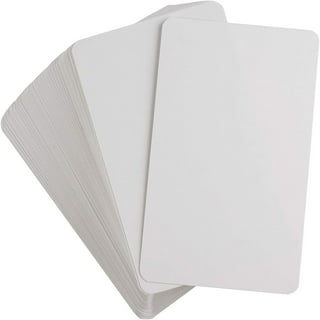 Lotfancy 180 Pcs Blank Playing Cards, White Blank Index Flash Cards, 2.5 x 3.5 in