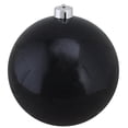 thumbnail image 1 of Shiny Jet Black Commercial Shatterproof Christmas Ball Ornament 12" (300mm), 1 of 2