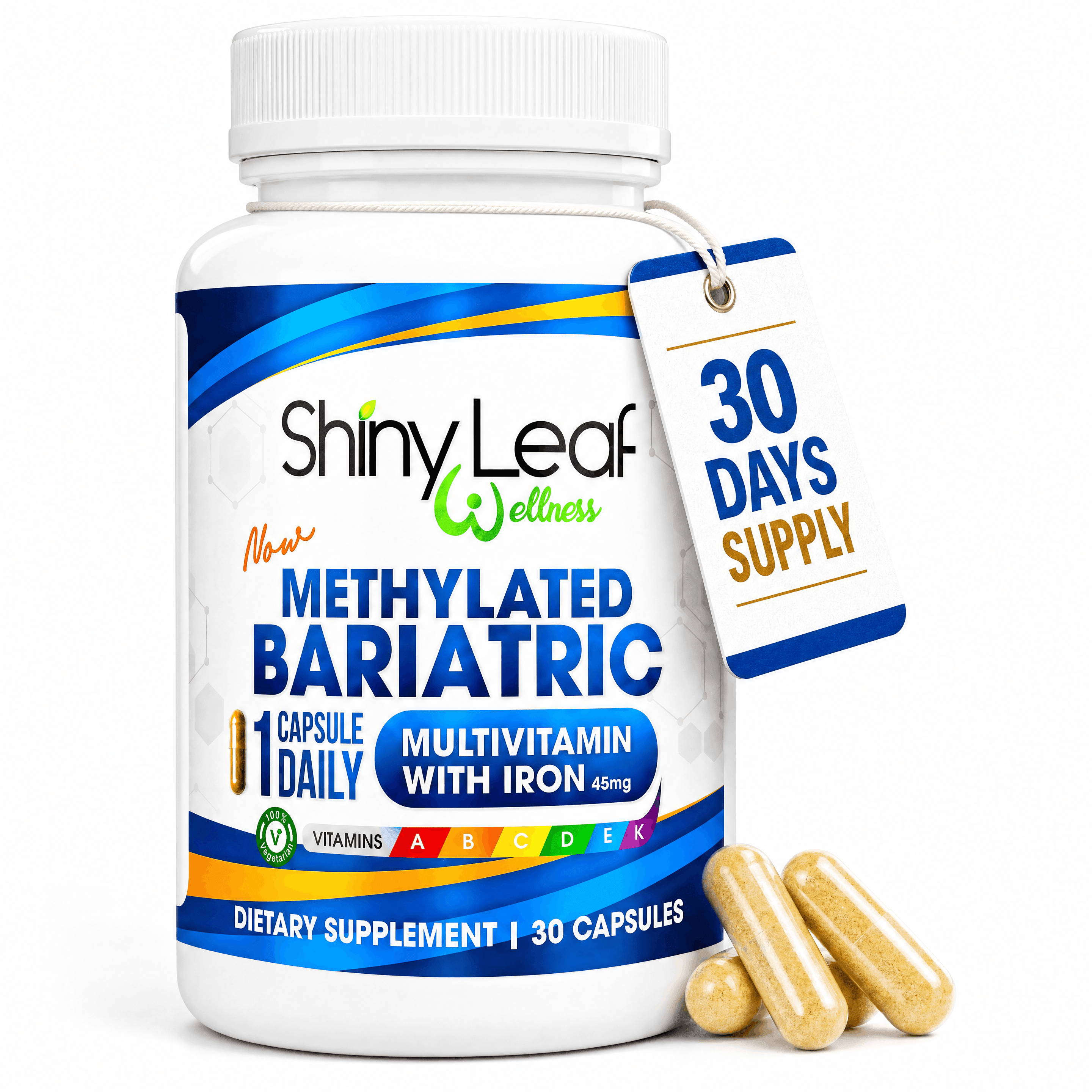 bariatric fusion glp 1 reviews GLP-One+ with Hops Extract, 30 Capsules Shiny Leaf Methylated Bariatric Multivitamin