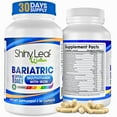 thumbnail image 1 of Shiny Leaf Bariatric Multivitamin with Iron - 45 mg for Gastric Bypass, Sleeve Gastrectomy, Roux-en-Y, Duodenal Switch - 22 Vitamins & Minerals, ASMBS Compliant, Vegetarian, Made In USA, GMP, 30 Ct., 1 of 9