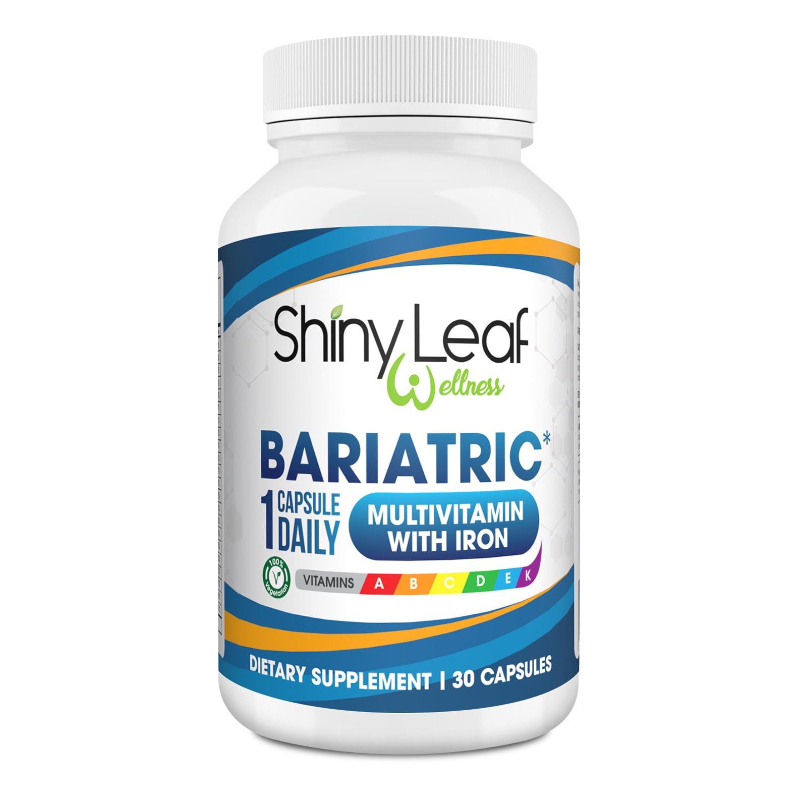 Shiny Leaf Bariatric Vitamins with Iron onceaDay 30 Capsules for Post