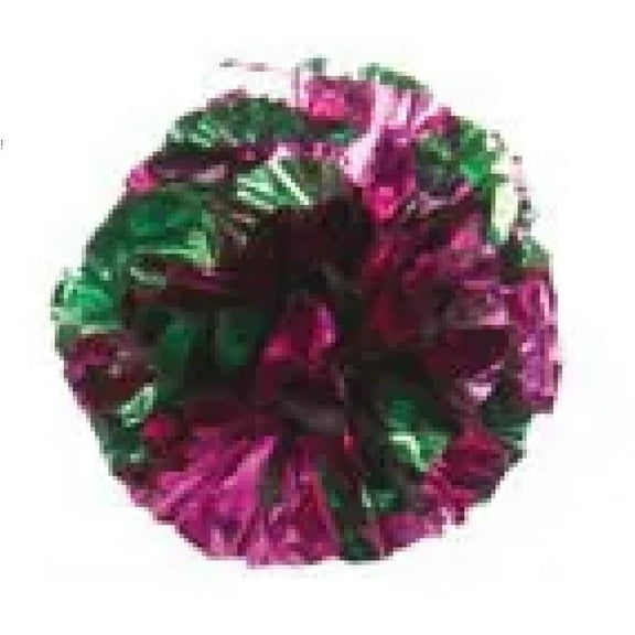 Shiny Metallic Ball Cat Toys Bright and Fun Choose Small or Giant Colors Vary (1 Ball - Giant)