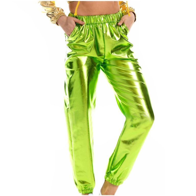 ★完売品★things that matterCHAOS JOGPANTS Amazon.com: LucMatton Mens Holographic Shiny Jogger