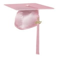 thumbnail image 1 of Endea Graduation Shiny Pink Graduation Cap  Tassel, 1 of 11