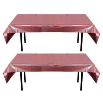 Shiny Plastic Table Cover, 1m x 2.7m, Perfect for Party Decorations