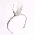 thumbnail image 1 of Shiny Queen Princess Crown Headband, 3D Crown Glitter Fabric Tiara Hairband for Birthday Prom Ball, Sparkly Sequin Festival Headpiece Accessory, Suitable for Party Events and Celebrations, 1 of 5