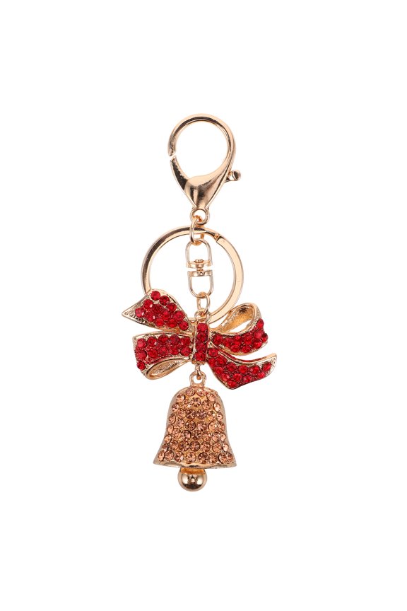 COSMOBETTY Bell Keychain with Durable Material for Christmas 1Pcs