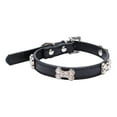 thumbnail image 1 of Shiny Rhinestone Pet Bone Jewelry Dog Collar Chain for Small and Medium Dogs, 1 of 8