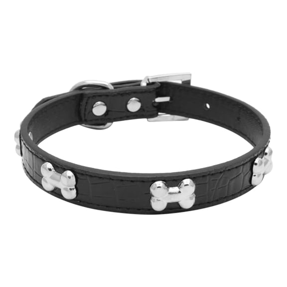 Shiny Rhinestone Pet Collar Bone Jewelry Dog Collar Small And Medium Dog Chain M