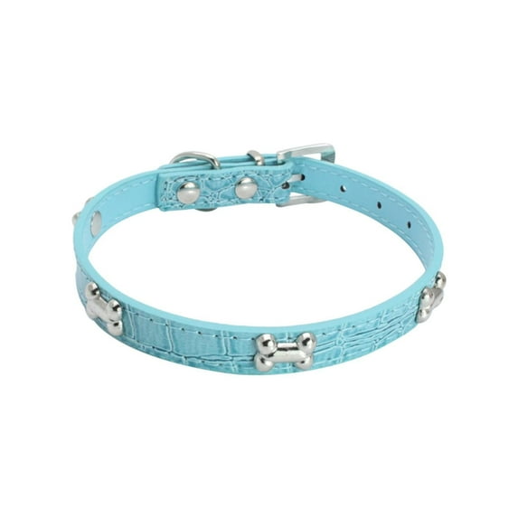 Shiny Rhinestone Pet Collar Bone Jewelry Dog Collar Small And Medium Dog Chain XS