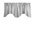 thumbnail image 1 of Shiny Satin Solid Scalloped Window Valance 58" Wide / 20" Tall, 1 of 2