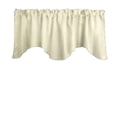 thumbnail image 1 of Shiny Satin Solid Scalloped Window Valance 58" Wide / 20" Tall, 1 of 2
