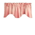thumbnail image 1 of Shiny Satin Solid Scalloped Window Valance 58" Wide / 20" Tall, 1 of 1