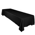 thumbnail image 1 of Shiny Satin Solid Tablecloth Black, 1 of 1