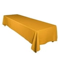 thumbnail image 1 of Shiny Satin Solid Tablecloth Yellow, 1 of 1