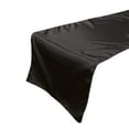 thumbnail image 1 of Shiny Satin Table Runner Solid Black, 1 of 1