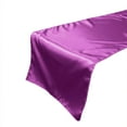 thumbnail image 1 of Shiny Satin Table Runner Solid Fuchsia, 1 of 1