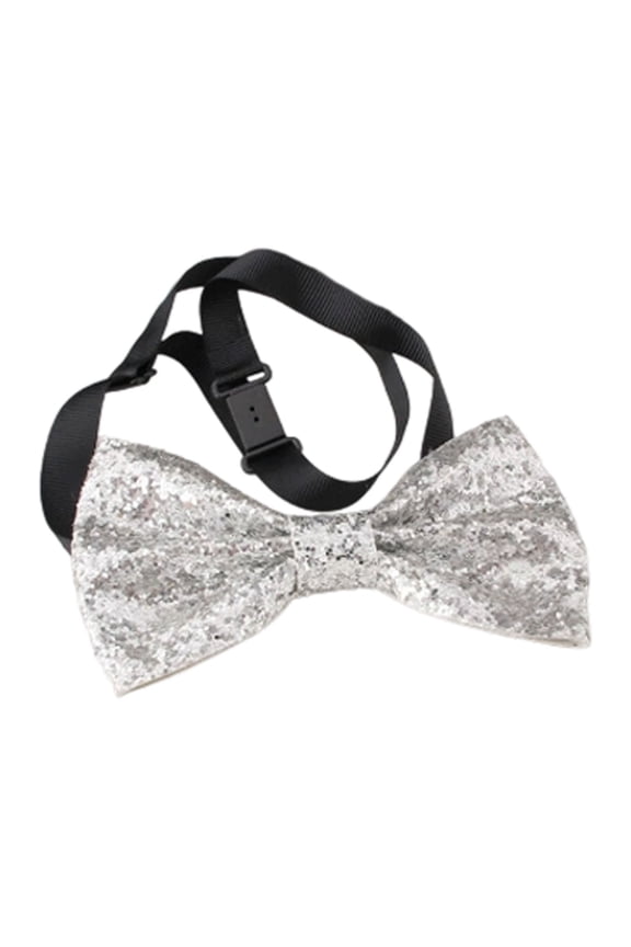 Shiny Sequin Tied Tie. Shiny Sequin Tie Is Suitable For Banquets Carnivals Parties Parties And Dance Parties.