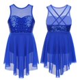 thumbnail image 1 of Shiny Sequins Sleeveless Mesh Tulle Lyrical Dance, 1 of 7