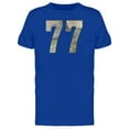 thumbnail image 1 of Shiny Silver Coins 77 Number Tee Men's -Image by Shutterstock, 1 of 2