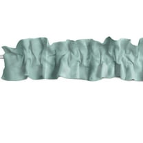 Shiny Smooth Satin Solid Curtain Sleeve Topper Window Treatment