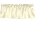 thumbnail image 1 of Shiny Smooth Satin Window Valance 58" Wide Ivory, 1 of 2