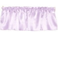 thumbnail image 1 of Shiny Smooth Satin Window Valance 58" Wide Lavender, 1 of 2