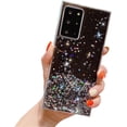 thumbnail image 1 of Shiny Soft TPU Phone Case for Samsung Galaxy A12 A32 A52 A72 A14 A54 4G 5G Slim and Light Popular Bling Glitter Smooth Back Cover(Black,A72 4G/5G), 1 of 7