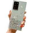thumbnail image 1 of Shiny Soft TPU Phone Case for Samsung Galaxy Note 20 10 9 8 Ultra Pro Lite Slim and Light Popular Bling Glitter Smooth Back Cover(Green,Note 10 Lite), 1 of 8