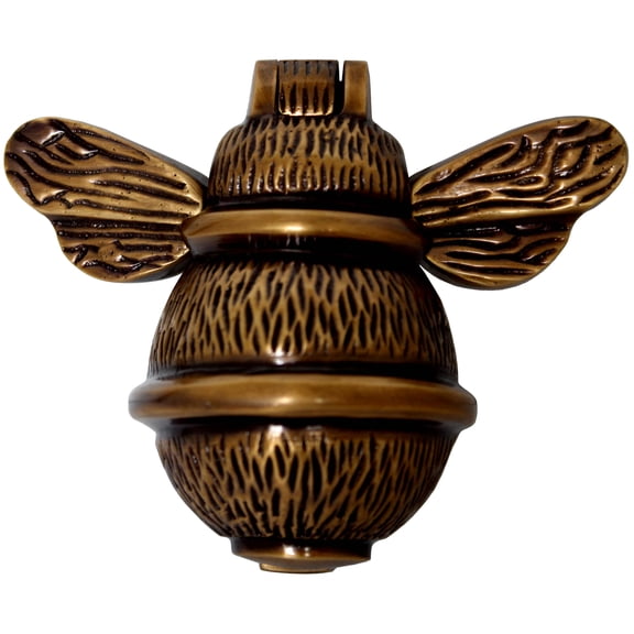 Shiny Solid Brass Bumblebee Door Knocker for Front Door