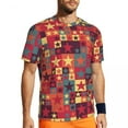 thumbnail image 1 of Shiny Stars Print T Shirt Men Gold Star Streetwear Gym T-Shirts Comfortable Summer Harajuk, 1 of 5