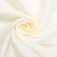 thumbnail image 1 of Shiny Striped Crinkle Crepe Satin Polyester 150 GSM 60/61 Inch Shiny Fabric By The Yard For Sewing Apparel, Accessories, Crafts, & More - Ivory, 5 Yards, 1 of 3