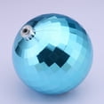Shiny Turquoise Disco BallStyle Jumbo Shatterproof Round Christmas