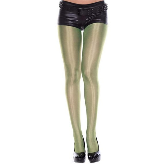 Shiny metallic spandex pantyhose 7180-NEONGREEN