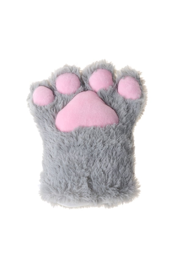 1Pc Cat Kitten Paw Claw Warm Glove Cosplay Plush Mitten for