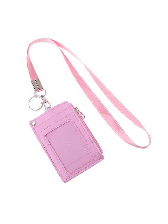 Business Credit Card ID Badge Coin Purse Holder Neck Strap Lanyard Keychain