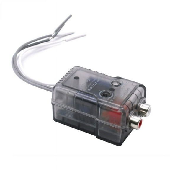 Shinycome Car Auto Audio RCA Speaker High To Low Level Line Output Converter Adapter Wire