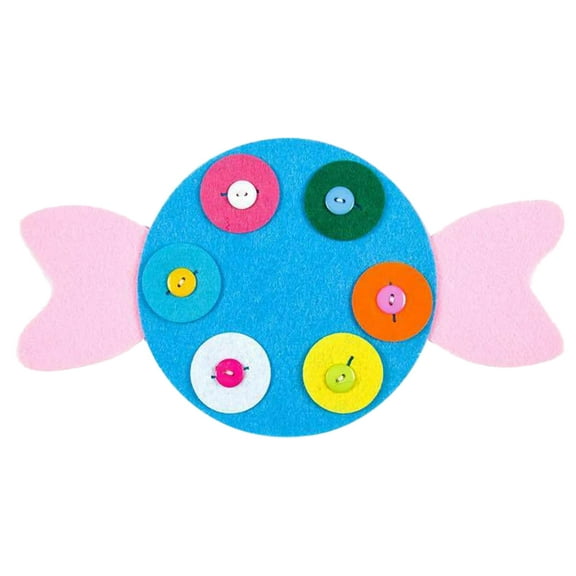 Shinycome Children Early Educational Appliance Novelty Sewing Buttons Game Novelty Toys