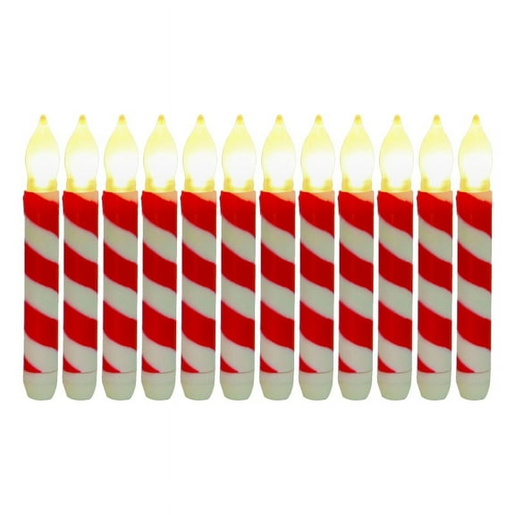 Shinycome Fake Candle with Warm White Flickering Light Christmas Party LED Candle Lamp