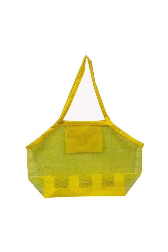 Mesh Beach Bag for Extra Large Net Tote for Kid’s Sand Pool Supplies Big Size