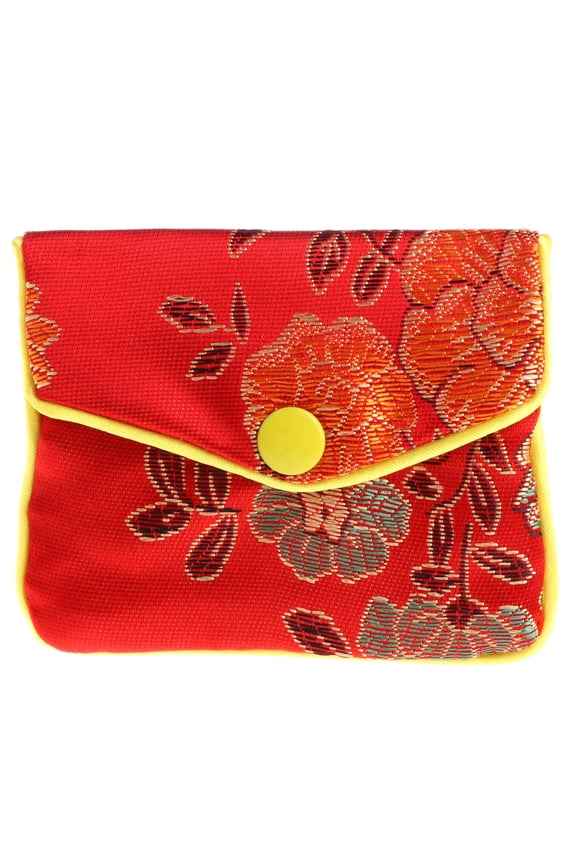 Silk Jewelry Pouch Embroidered Candy Chocolate Bag for Wedding Party Favors